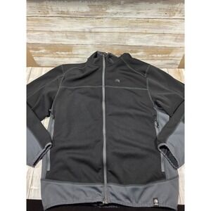 Solaris Men's Black Full Zip Fleece Jacket Lightweight Activewear Size‎ L